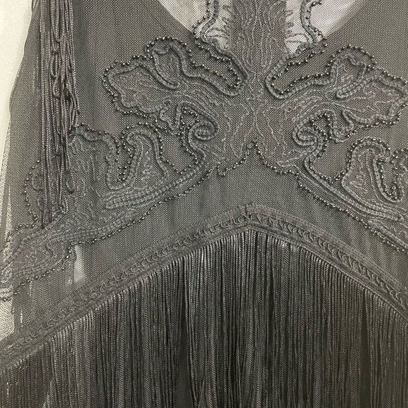 Beaded, Appliqué Midi Dress - Picture 4 of 5